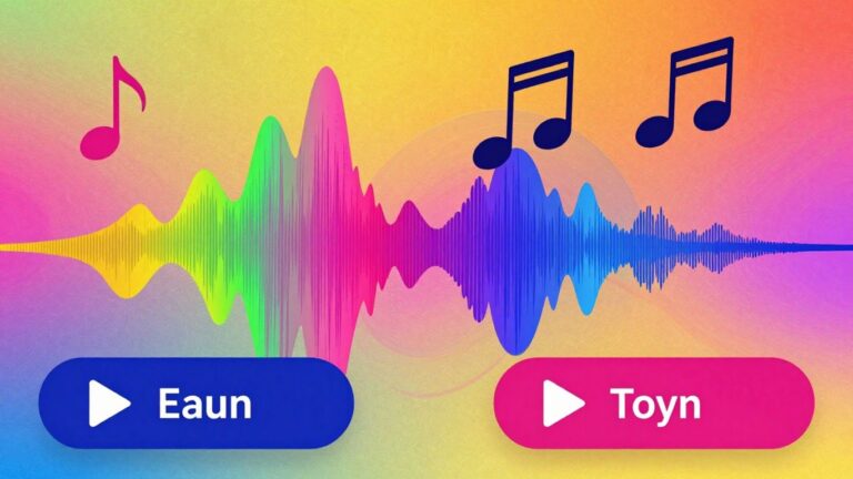 AI transforming music into dynamic video visuals.