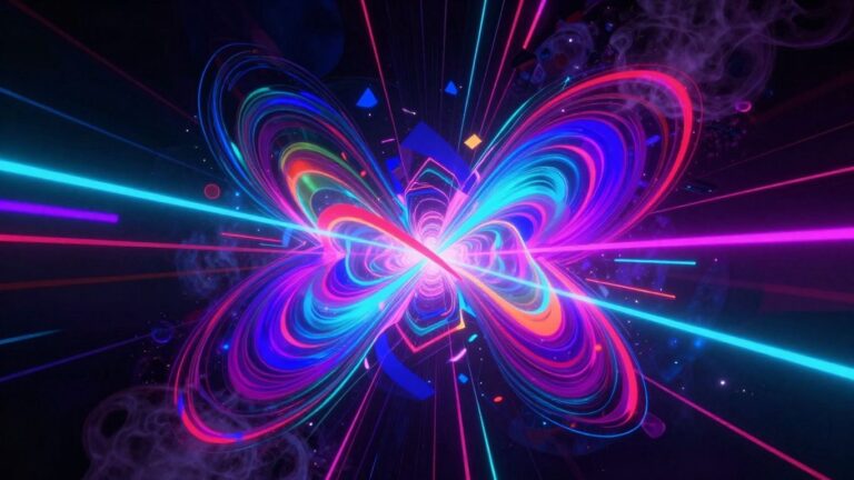 AI EDM music video visuals