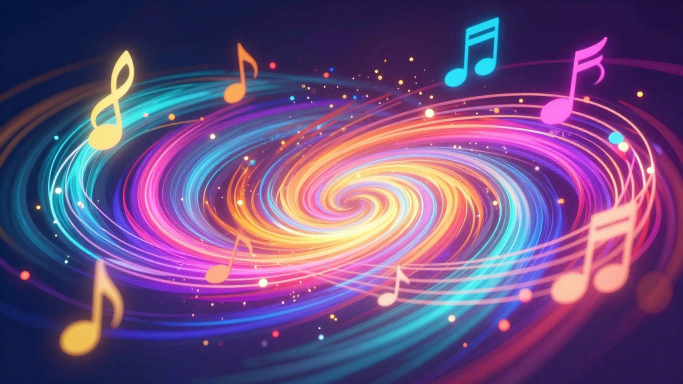 AI music generation concept art