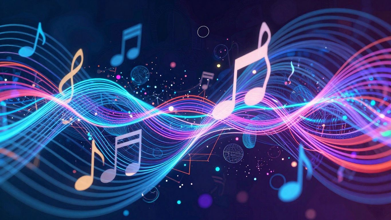 AI music video promotion concept art