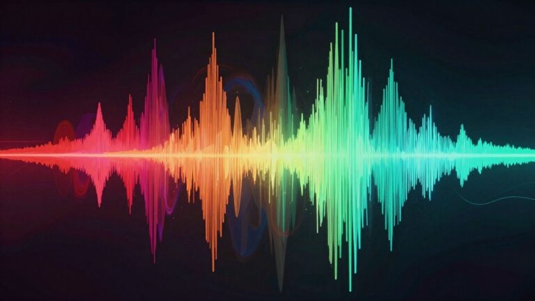 AI video generation from audio waves.