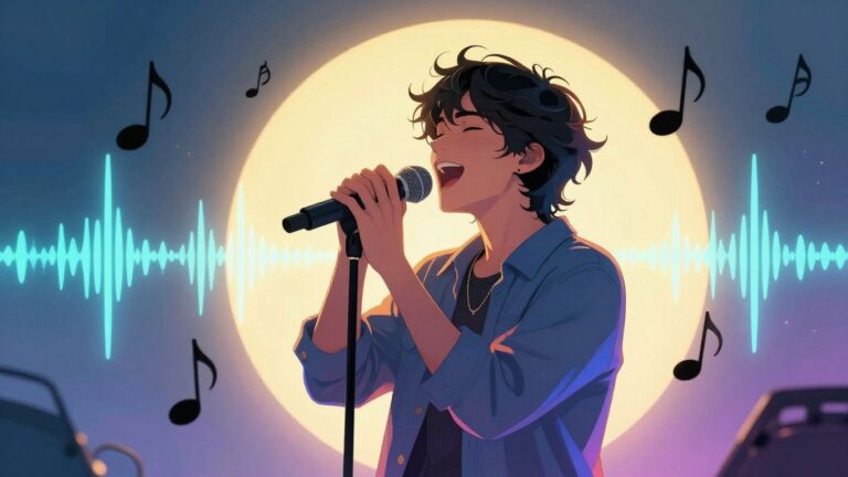 AI song generator with realistic singing vocals