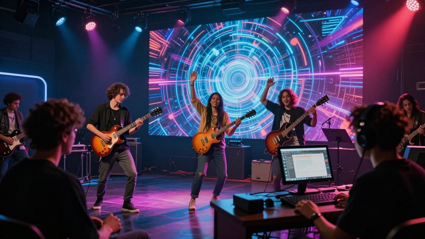 AI music video creation workflow