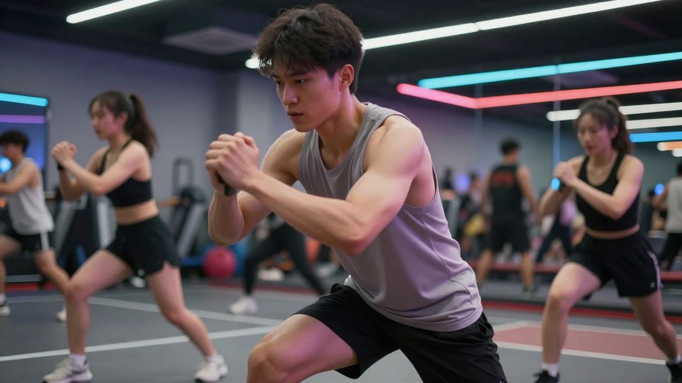 AI workout music video generator thumbnail