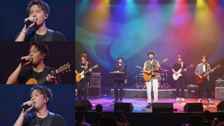 Music videos in different aspect ratios on a screen.