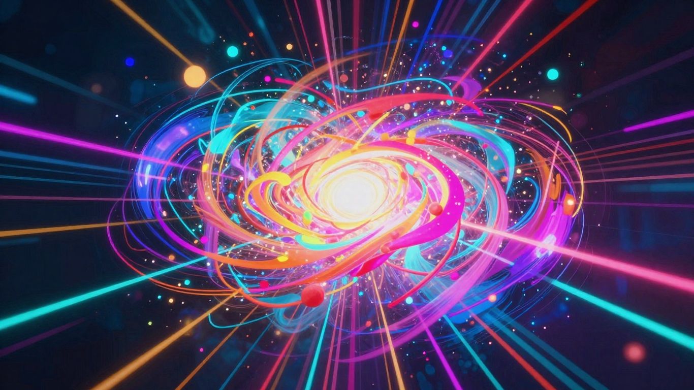 AI music video visualizer in square format