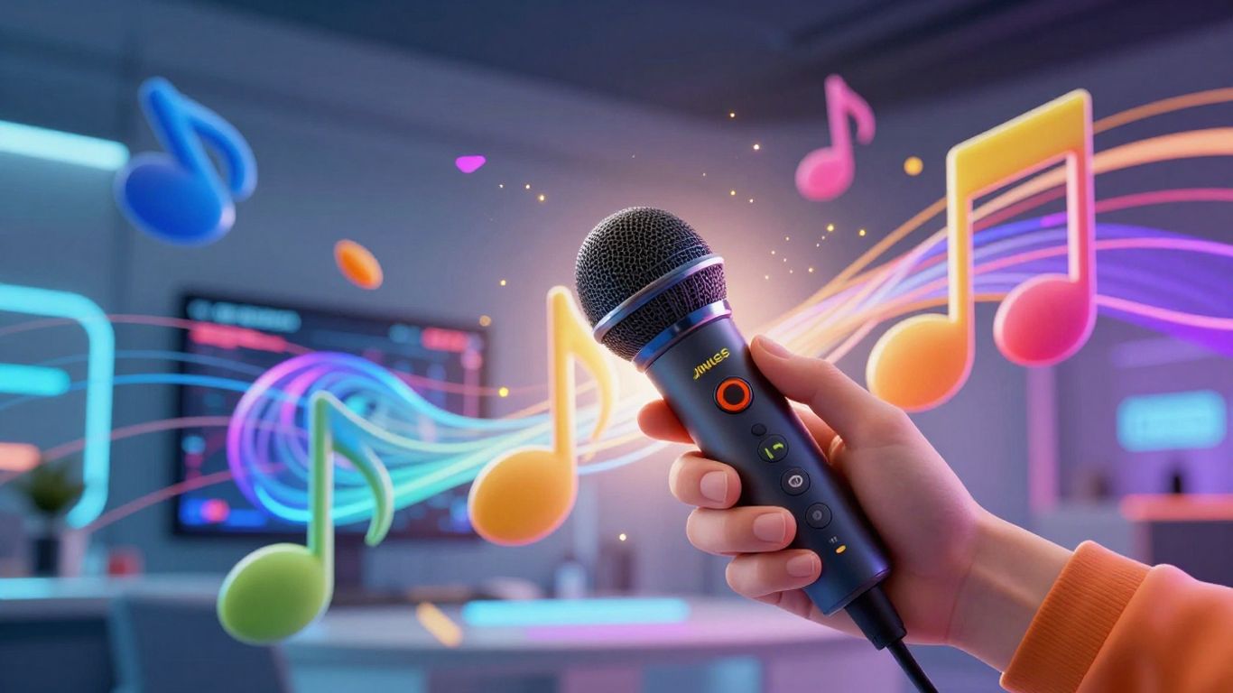 AI jingle video concept for business ads