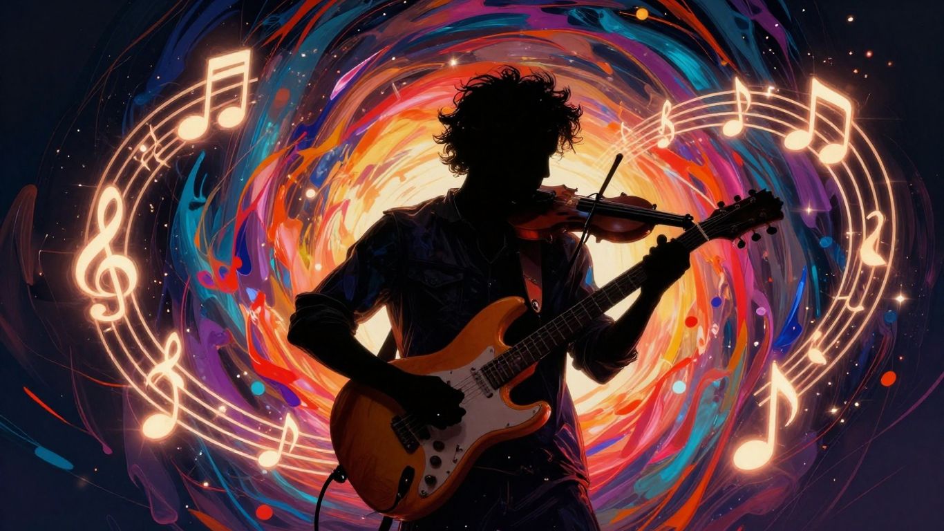 AI animated music video visuals