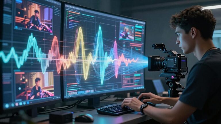 AI music video creation process