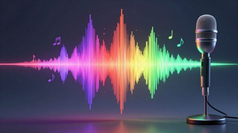 AI music generation sound wave to notes