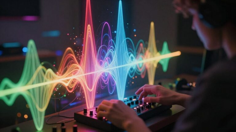 AI music video creation visualization
