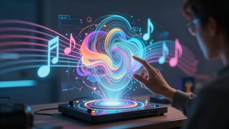 AI creating music and singing