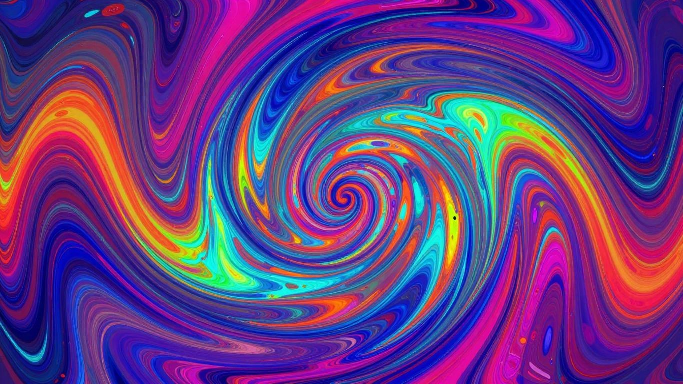 Abstract AI music video visualizer