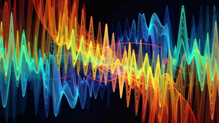 AI-generated music video visualizer from WAV file.