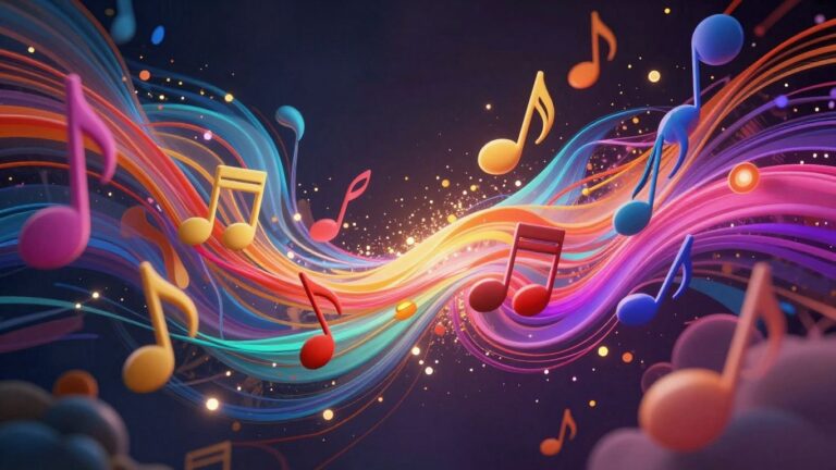 AI creating music and video fusion.