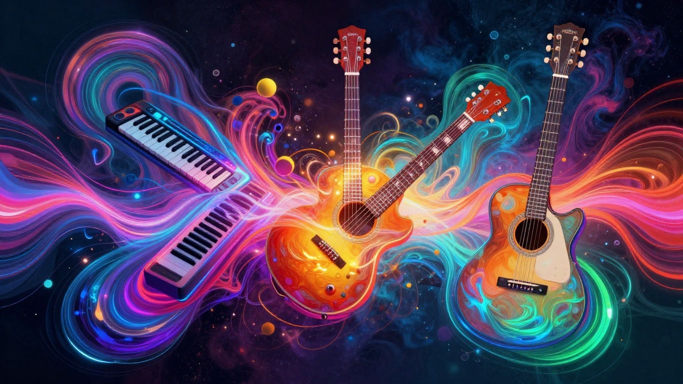 AI music video creation and distribution concept