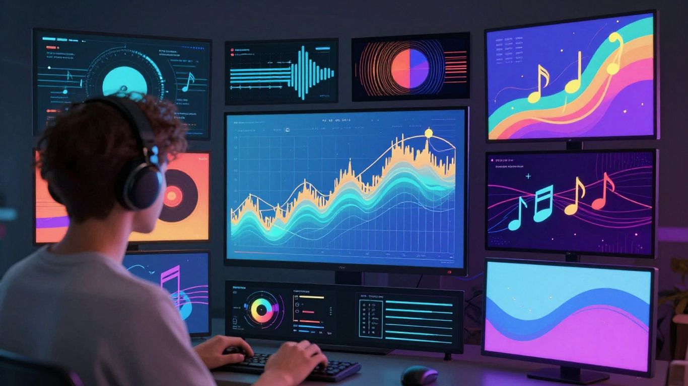 AI music videos on social media platforms.